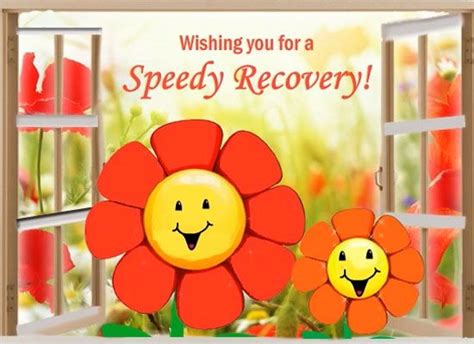 Sending Smiley Flowers For A Speedy Recovery Healing Thoughts