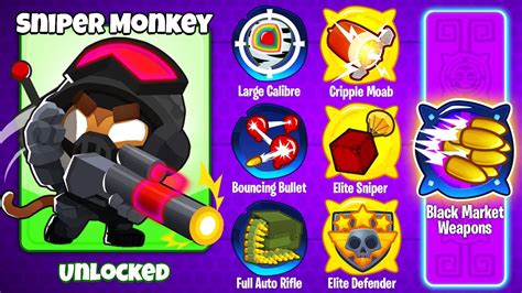 FASTEST GUN That EVER Lived In BTD 6 Sniper Monkey Paragon YouTube