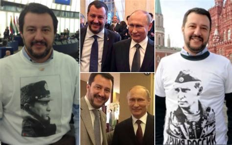 Ma Salvini Che Vuole Stracciare L Accordo Col Partito Di Putin Lo Sa