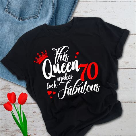 70th Birthday Women Shirt 70th Birthday T Idea For Her Etsy