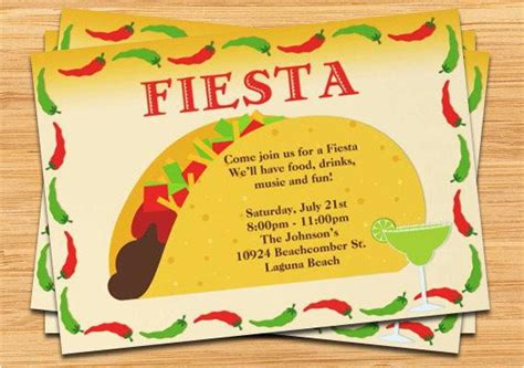 Taco Party Invitation Template Free | wmmfitness