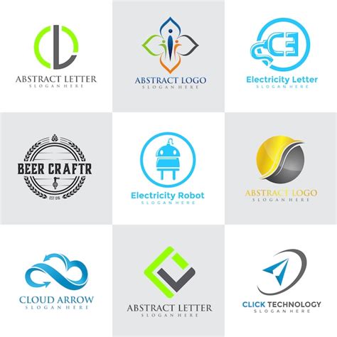 Premium Vector Modern Logo Design Templates Set