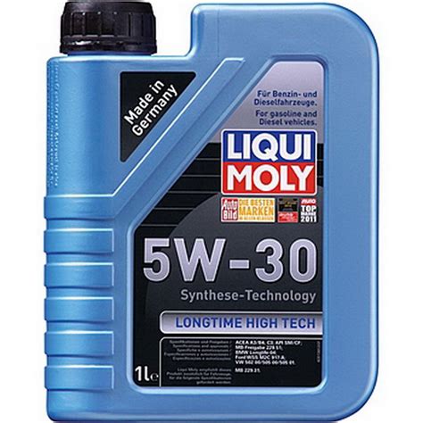 Liqui Moly Longtime High Tech 5w30 Sn Cf 1л 7563 Масло в двигателе