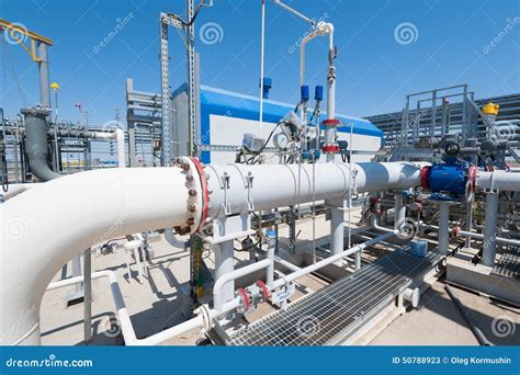 Oil Pumping Station Stock Image Image Of Gasoline Tube 50788923