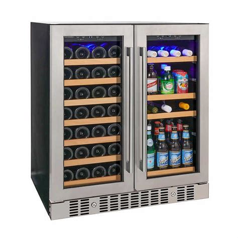 Wine Enthusiast Somm Series 2 Door Dual Zone Wine And Beverage Center