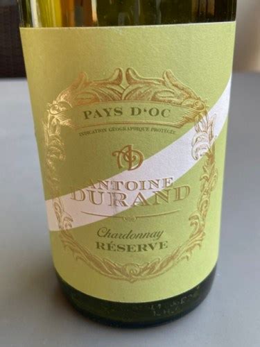 Antoine Durand Réserve Chardonnay Vivino