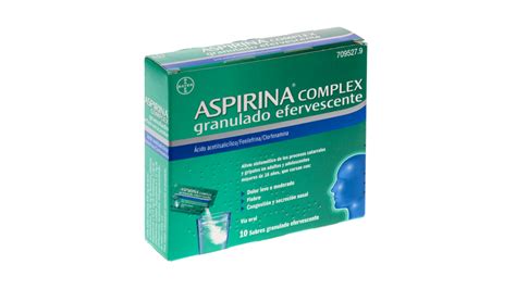 Aspirina Complex Sobres Granulado Efervescente Farmac Uticos