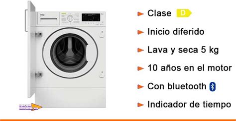 Beko Hitv B Btr Lavasecadora Integrada Kg Rpm Clase D