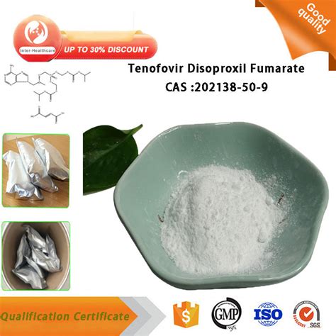 Factory Supply Bulk Tenofovir Disoproxil Fumarate Powder Cas 202138 50 9 Tenofovir Disoproxil