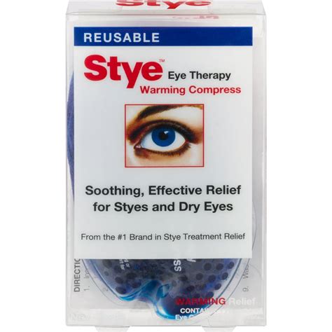 Stye Warming Compress, Eye Therapy, Reusable, Box, 1.0 CT - Walmart.com ...