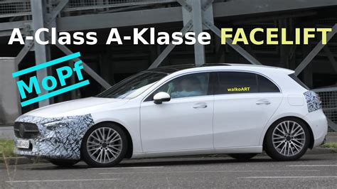 Mercedes Erlk Nig A Class A Klasse Facelift Modellpflege Mopf