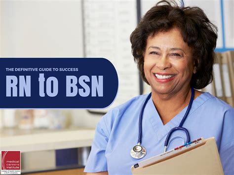 The Definitive Guide To Success In Rn To Bsn Programs Nurse Nursing