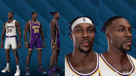 NBA 2K22 Dwight Howard Cyberface Update V2 1 And Body Model By Billows