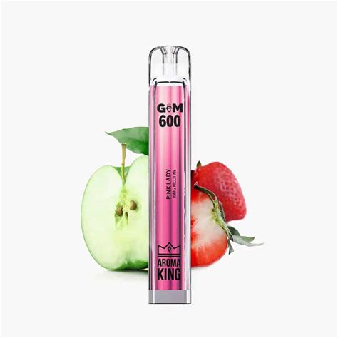 Aroma King GEM 600 Pink Lady Apple Strawberries Vape