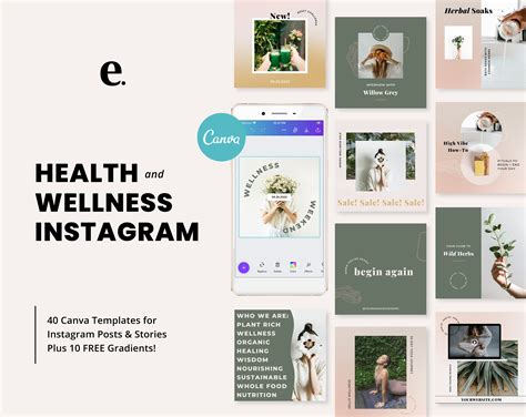 Health Coach Bundle For Canva Wellness Workbook Ebook Etsy