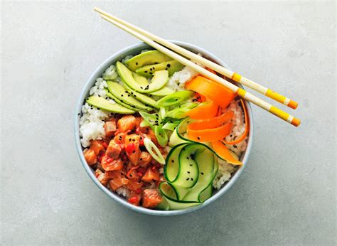 Poké Bowl met zalm recept Allerhande Albert Heijn België