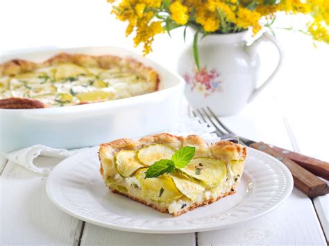 Quiche Courgette Chèvre Et Lardons Recette De Quiche Courgette