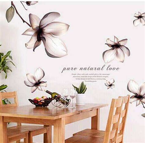 Flower wall art decals bedroom decor mural | Bedroom | Lounge ...