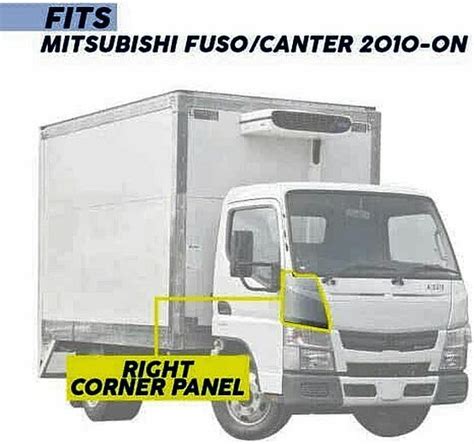 New Passenger Side Front Corner Panel For Mitsubishi Fuso