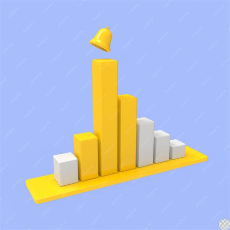 Premium Psd 3d Data Analysis Bar Finances Growth Business Success