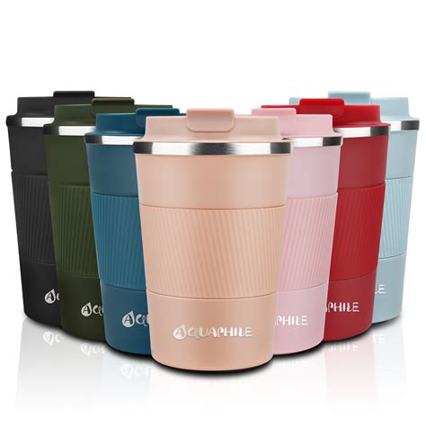 Aquaphile Vacuum Insulated Coffee Travel Mug Double Walled Reusable