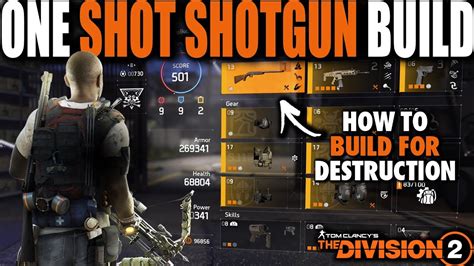 THE DIVISION 2 ONE SHOT SHOTGUN BUILD FOR PVP HIGH ARMOR AND INSANE