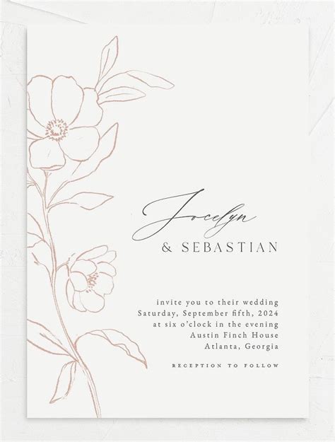 Pin On Wedding Wedding Invitation Design Modern Classy Wedding