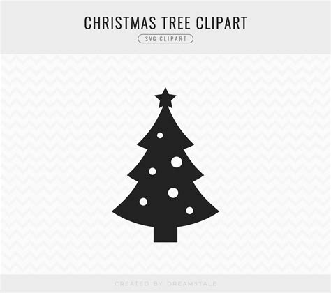 Christmas Tree SVG Free Clipart Image - Dreamstale