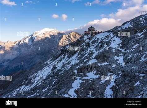 Italy Stelvio National Park Famous Road To Stelvio Pass In Ortler