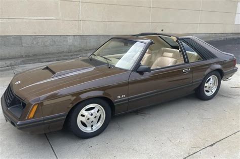 For Sale 1982 Ford Mustang Glx Hatchback Dark Curry Brown 50l V8 4