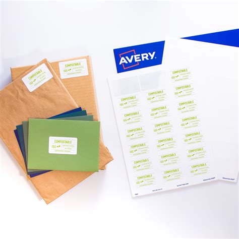 AVERY 2100 Étiquettes Adresse Autocollantes Blanches Personnalisables