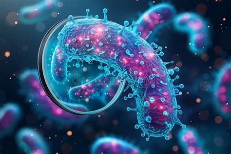 3d Illustration of Pathogenic Bacteria. Bacteria in Human Body Stock ...