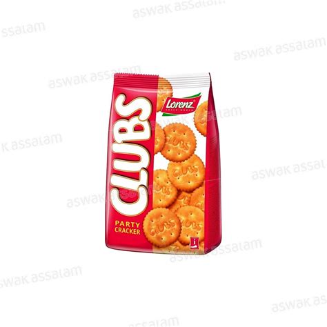 BISCUITS SALES CLUBS PARTY CRACKER 150G LORENZ Aswak Drive AS From