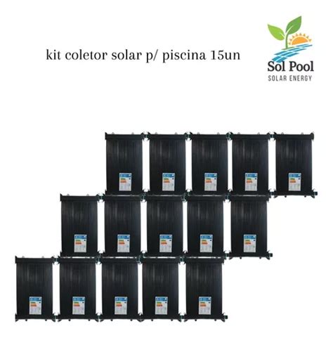 Kit Aquecimento Piscina Ts Solar Coletor 2 00x0 30 Parcelamento Sem Juros