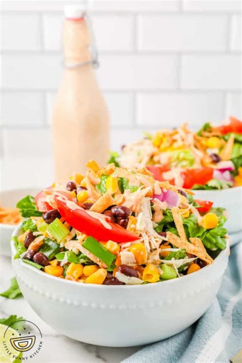 Easy Tex Mex Salad Little Sunny Kitchen