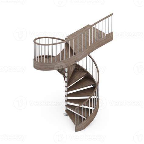 Isometric Stairs 3d Isolated 13857398 Png