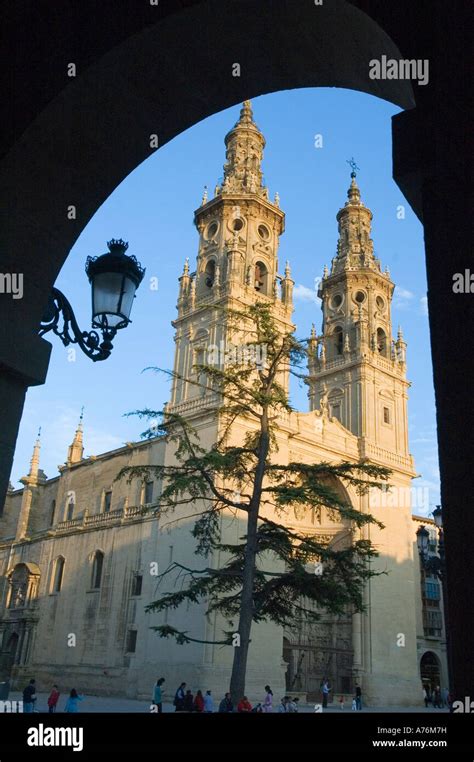 La Redonda Cathedral LOGROÑO La Rioja region Spain Stock Photo - Alamy