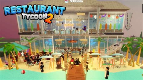 Restaurant Tycoon Halloween Beach Vibes Design Youtube