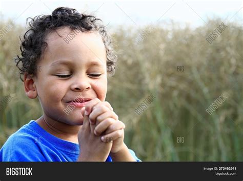 Little Boy Praying God Image And Photo Free Trial Bigstock