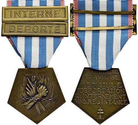 Medaille für Deportierte und Internierte der Résistance Médaille de la