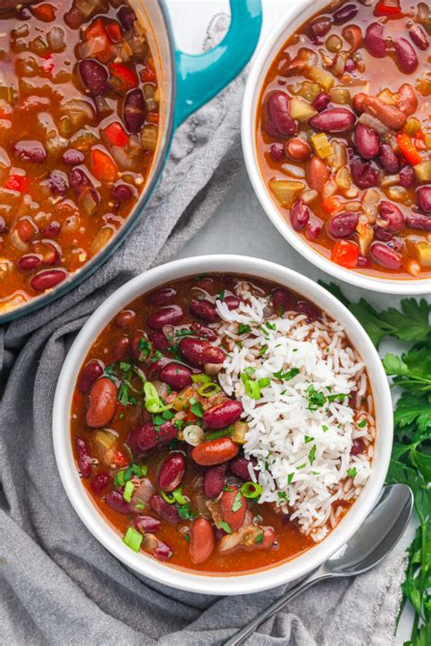 Vegetarian Red Beans And Rice Recipe Balancing Bowls