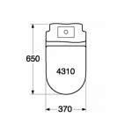 Унитаз напольный Gustavsberg Artic 4310