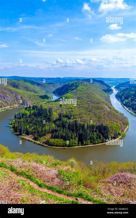 Saar Loop At Cloef A Famous View Point Stock Photo Alamy