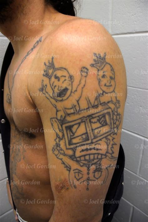 Inmate With Latin Kings Gang Tattoos Joel Gordon Photography