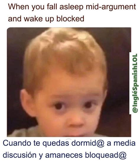 Cuando te quedas dormida a media discusión y amaneces bloqueada