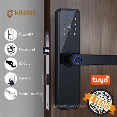 3 Year Warranty Tuya Safe Fingerprint Electronic Main Door Lock Digital Smart Door Lock Password