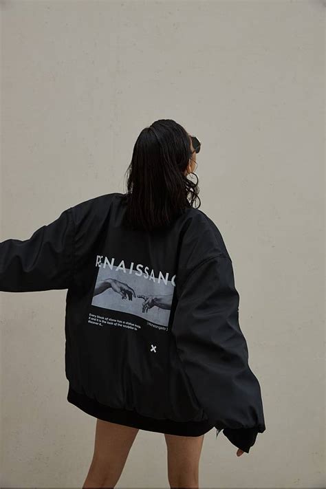 Бомбер женский RENAISSANCE Black Limit купить в Киеве и Украине