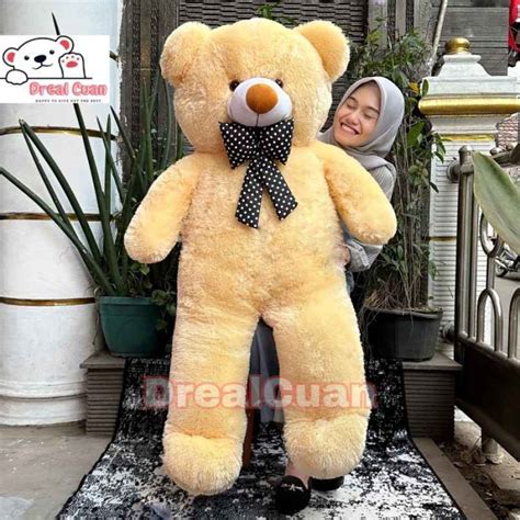 Promo Boneka Teddy Bear Beruang Besar Jumbo Super Cm Murah Sni