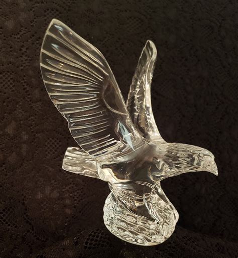 Waterford Crystal Eagle Flying Eagle Figurine Collectible Retired