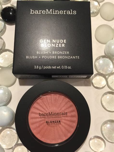 Bare Minerals Gen Nude Blush Bronzer Kiss Of Pink Oz Full Size New